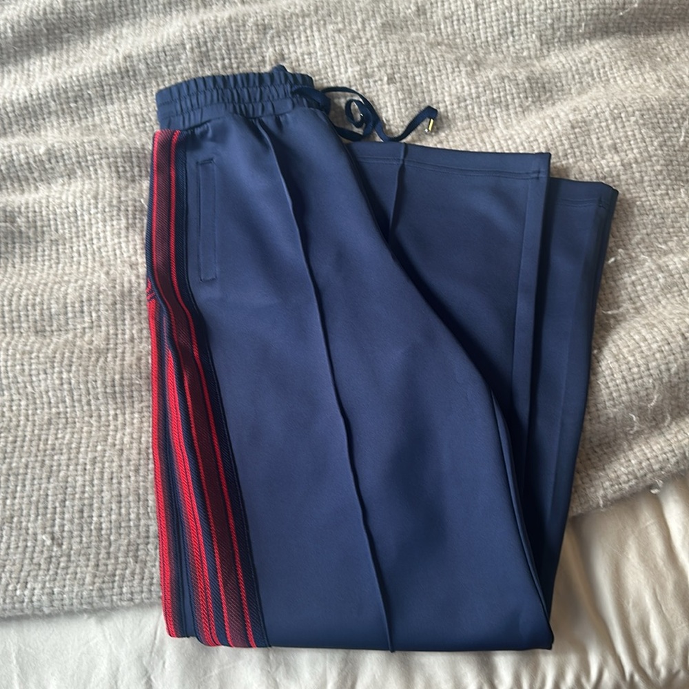 Maje brand Navy/Red Trousers - Size 34